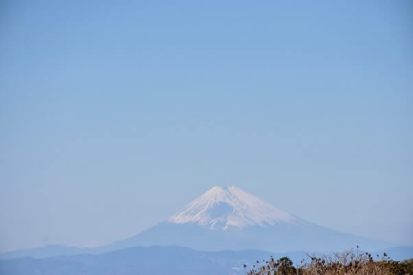 三原神社から見える富士山