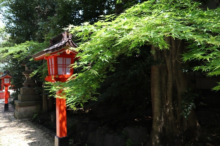 馬橋稲荷神社の灯篭