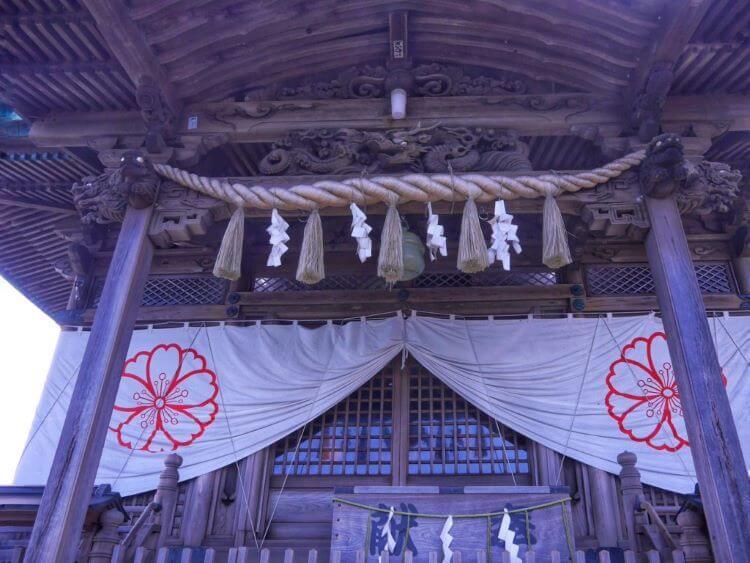 和布刈神社の拝殿